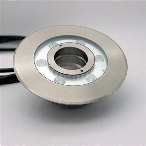 Sucha lampa pierścieniowa LED z fontanną